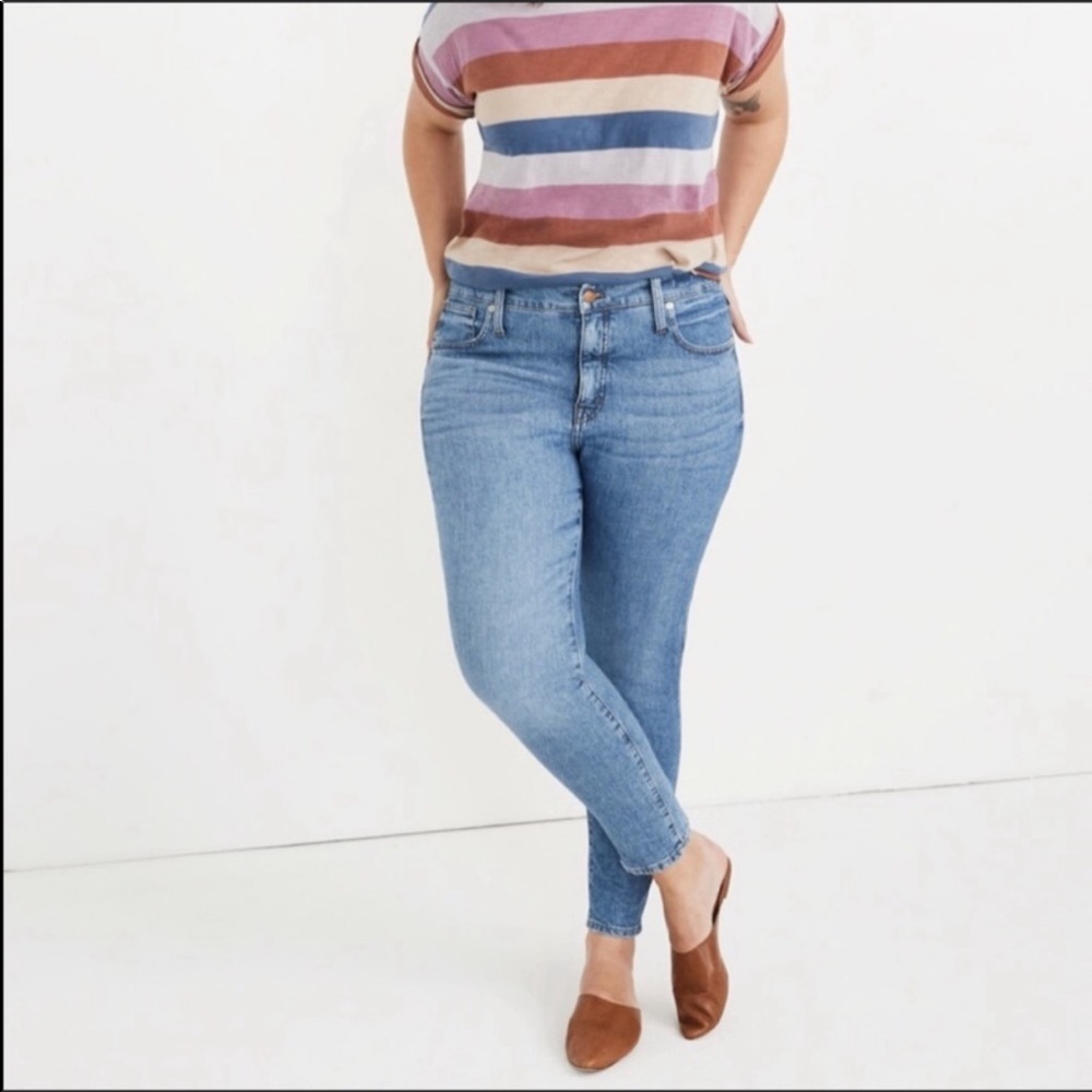 Madewell Curvy High Rise Skinny Crop Jeans